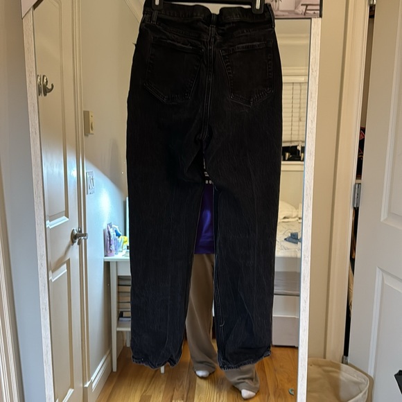 Abercrombie & Fitch The dad high rise jeans in black, size 27 - Picture 2 of 3